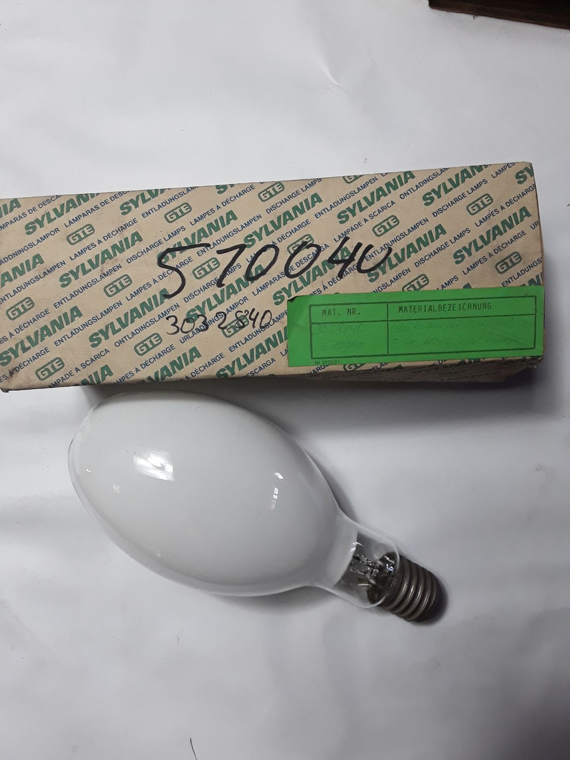 Sylvania E40 Mischlichtlampe HWL | Retro Industrie-Leuchtmittel OVP