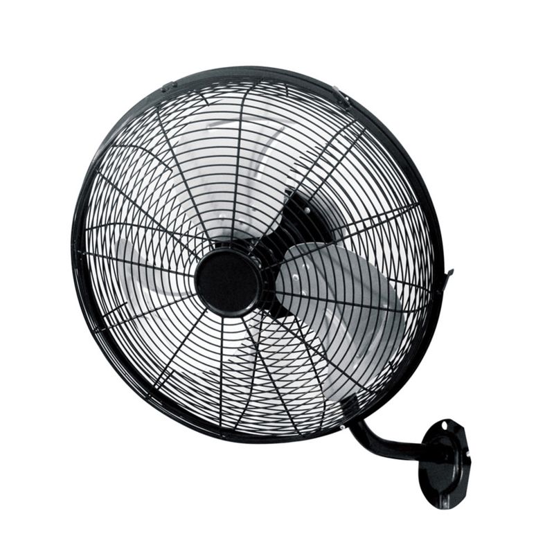 VENTILADOR PARED ARRECIFE 3 modelos: 60W // 90W // 120W NEGRO/PLATA