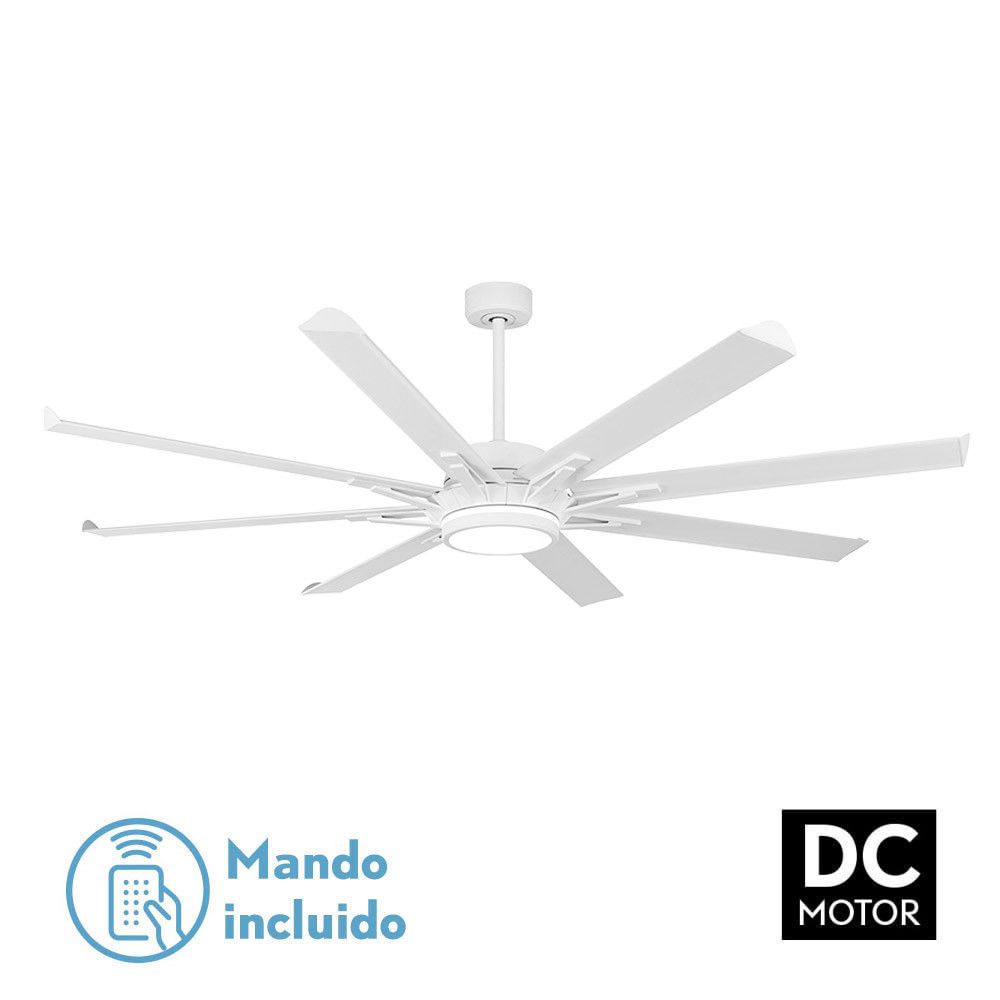 Ventilador Dc Grado 30w+15w 8 Aspas Aluminio 198D