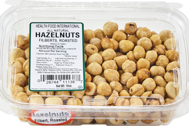 Hazelnuts Roasted