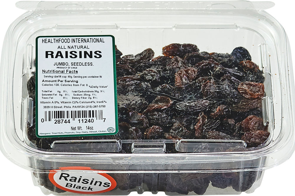 Black raisins