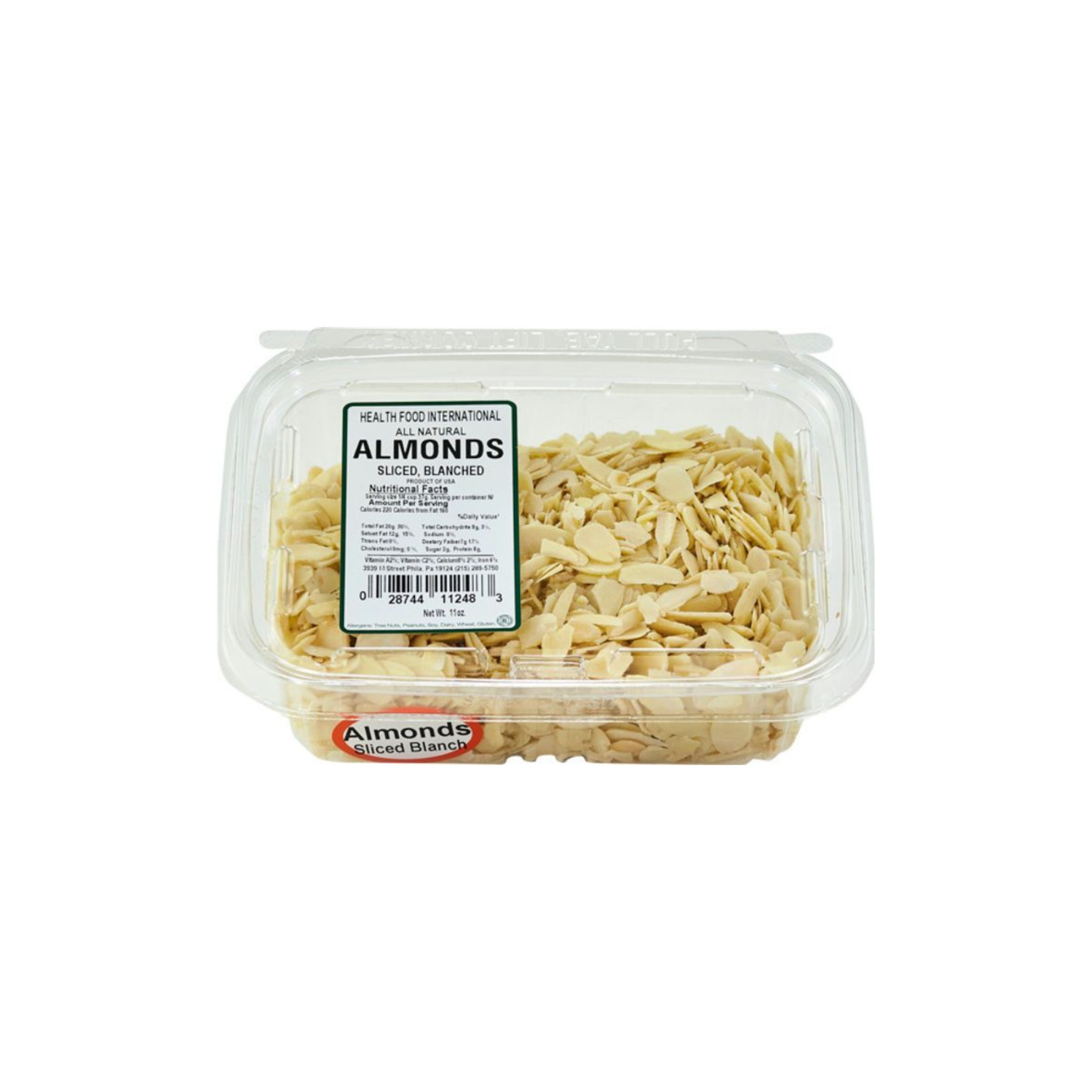 Almonds Sliced Blanched