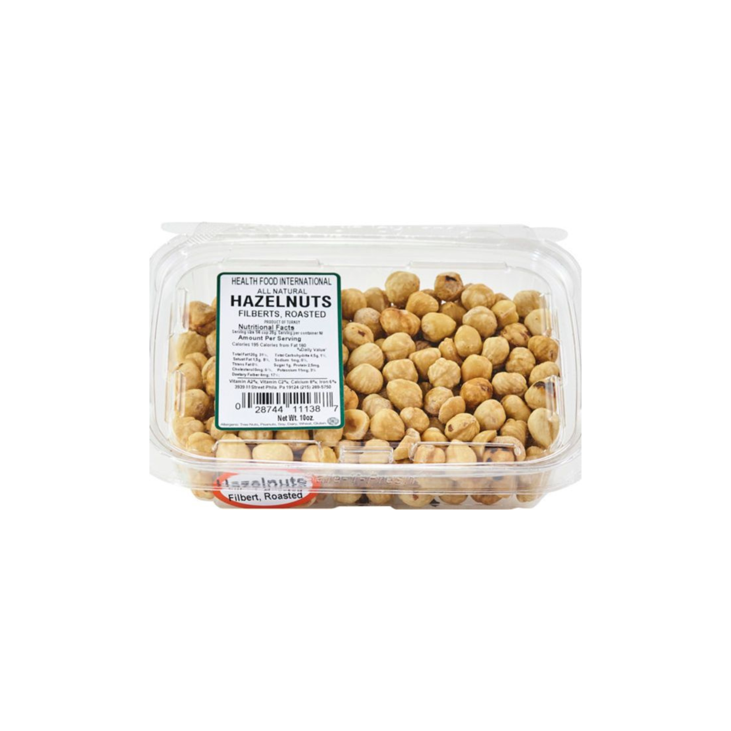 Hazelnuts Roasted