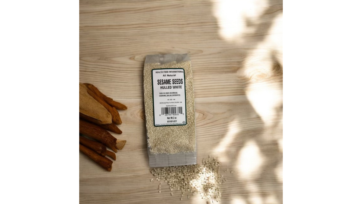 Sesame Seeds Hulled White