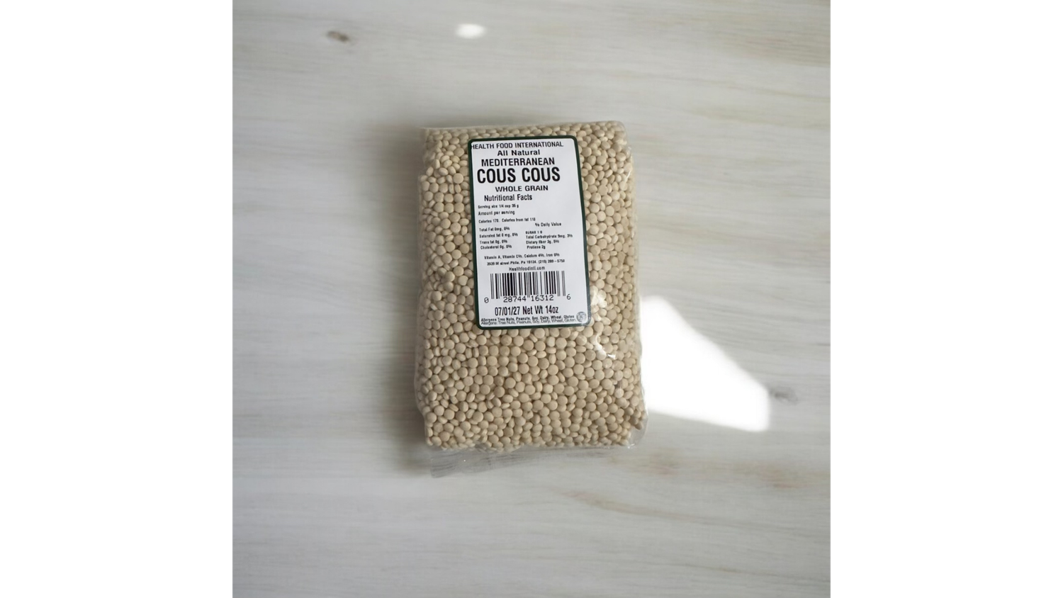 Mediterranean Cous cous Whole Grain