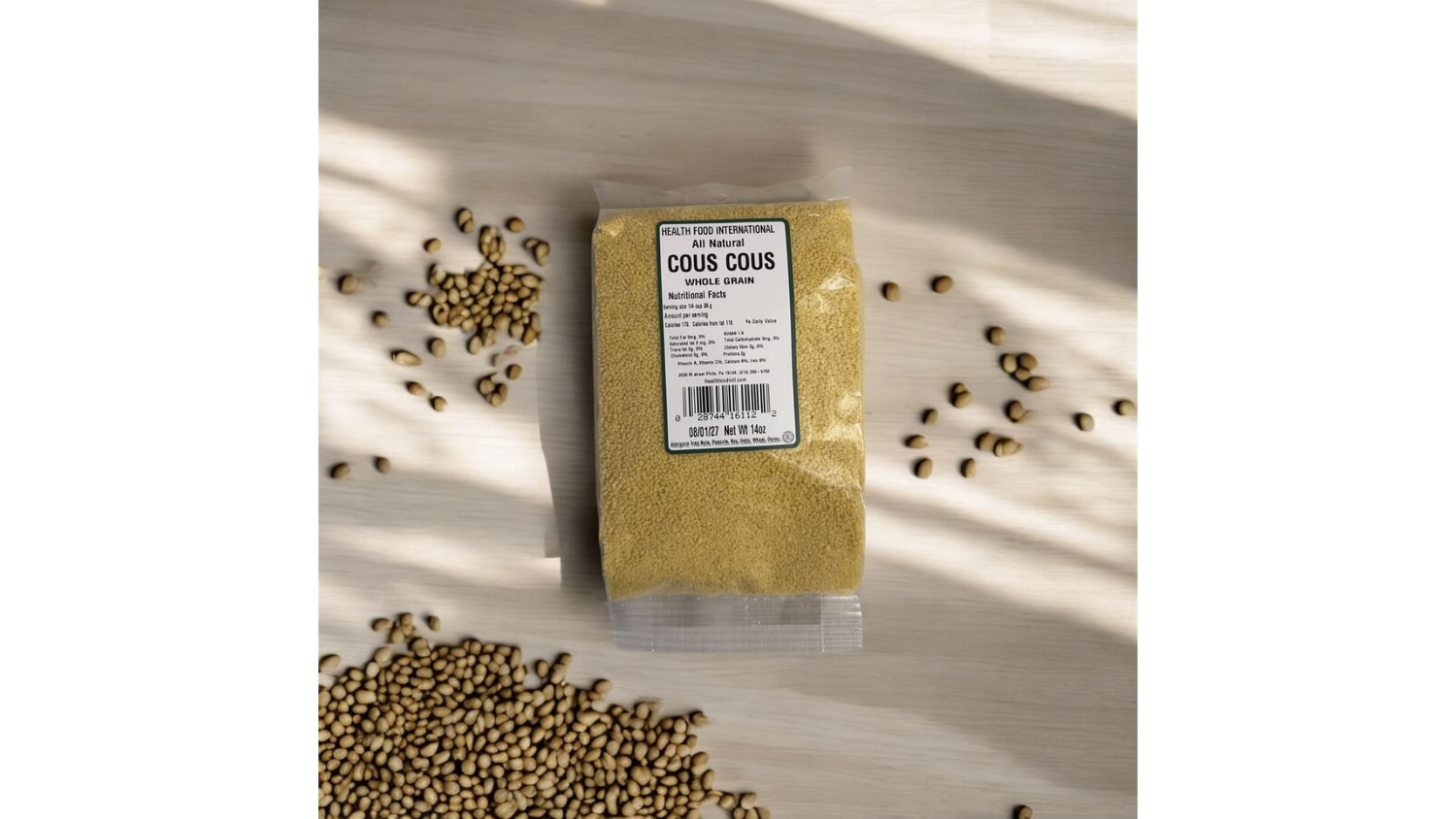 All Natural  Cous Cous Whole Grain