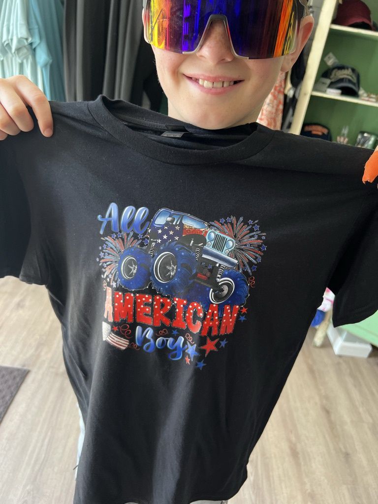 Kids Custom All American Boy T-Shirt