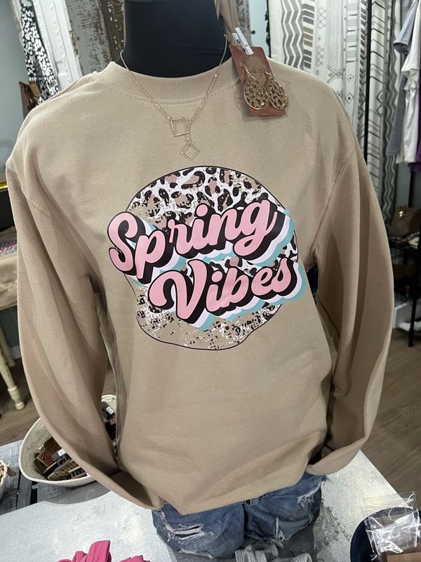 Spring Vibe Crew Small