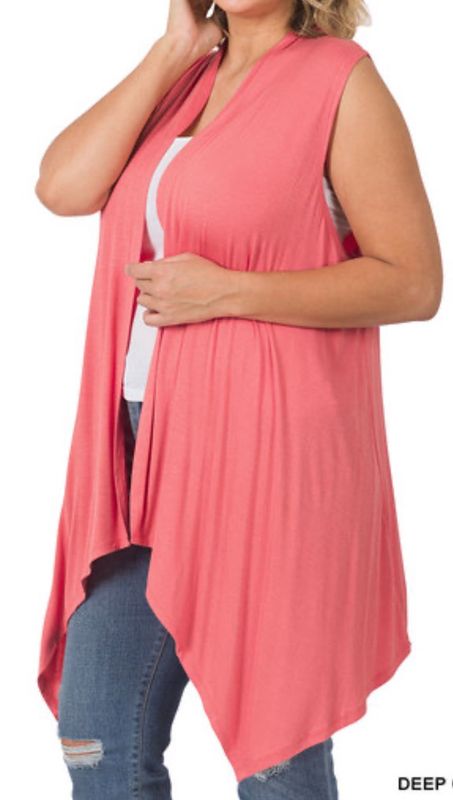 Sleeveless cardigans