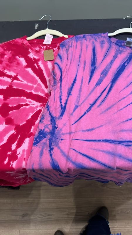 Tie Die Tees Blue/Pink
