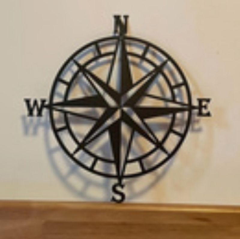 Wrought Iron Compass