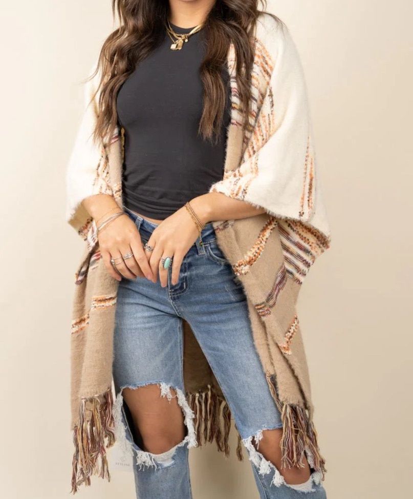 Sweater Shall, Color: Tan
