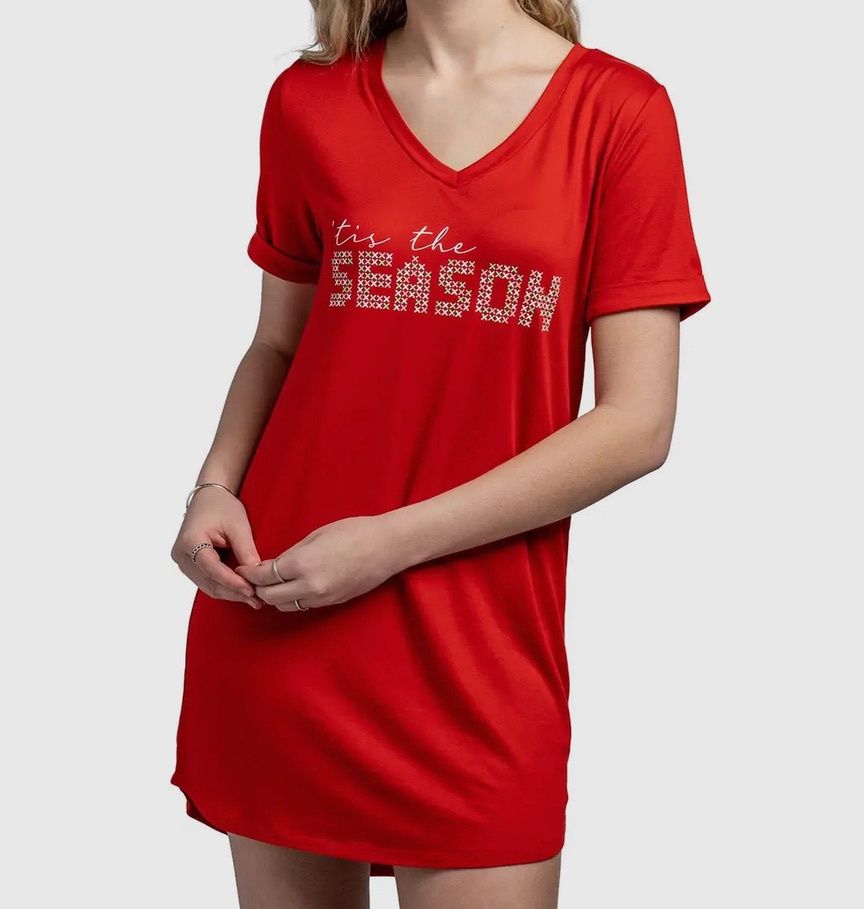 Christmas Jammies, Edition: Tis the Season Sleep Top, Size: S/M