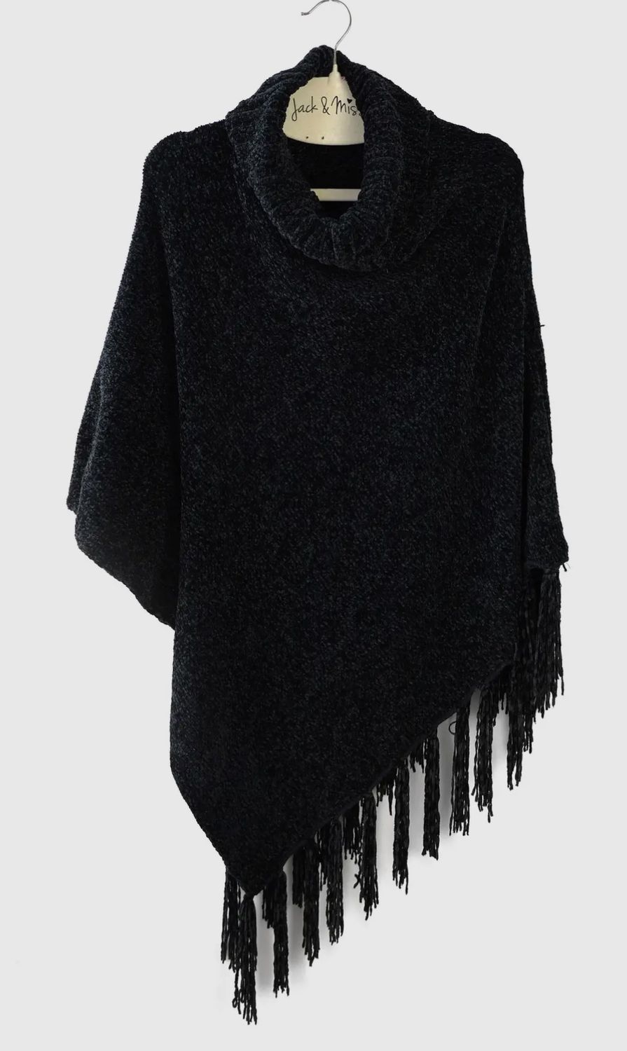 Soft Chenille Poncho