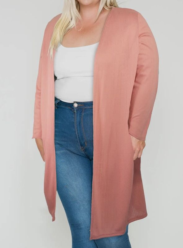 Maxi Cardigan Pink