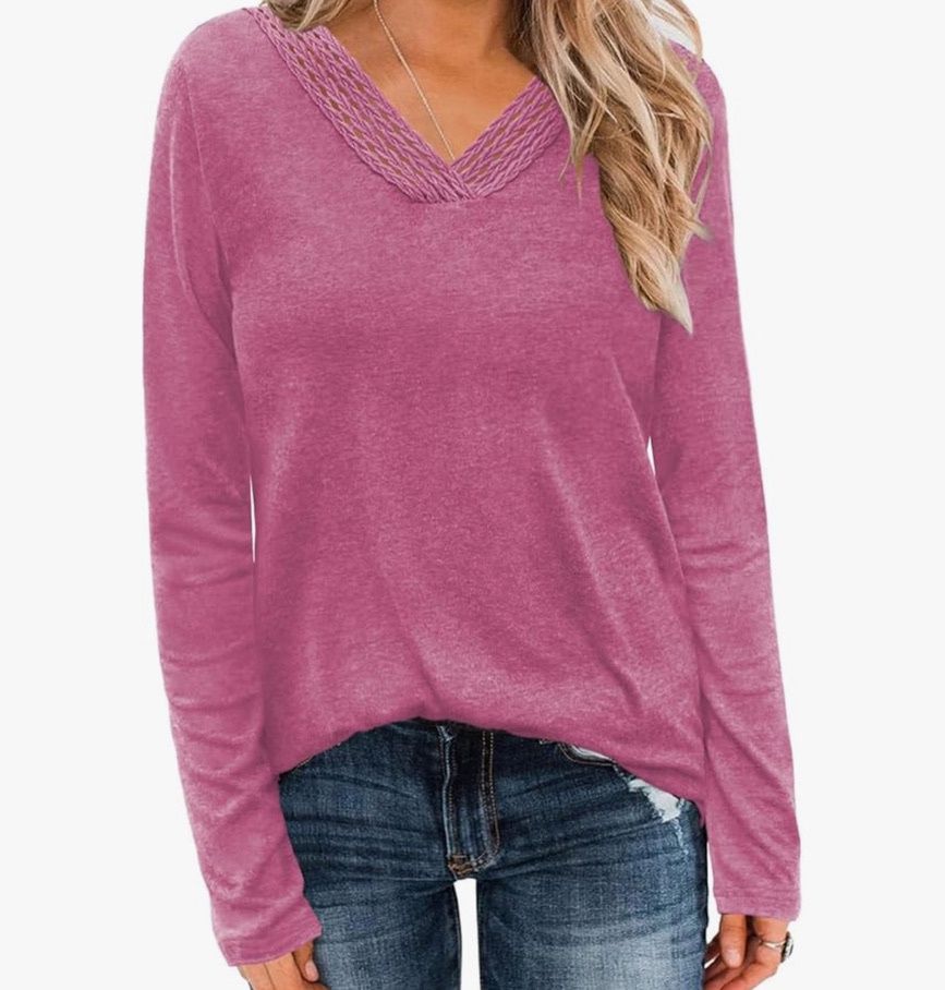 Rosey Lace V-Neck Tunic