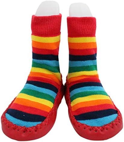 Leather Moccasin Socks