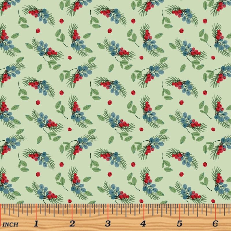 New England Little Berries Light Sage