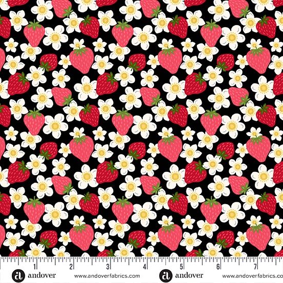 Strawberry Honey Berries and FLowers