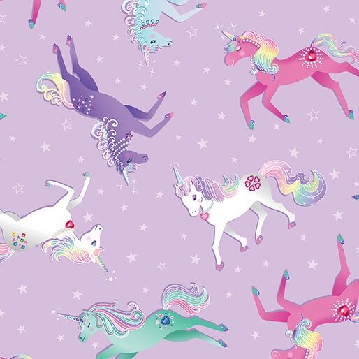Magical Unicorns Lilac