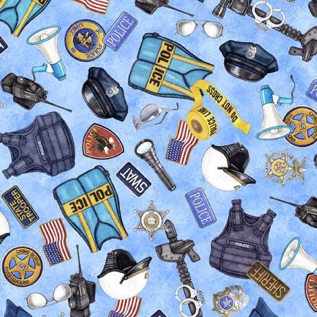American Heroes Light Blue