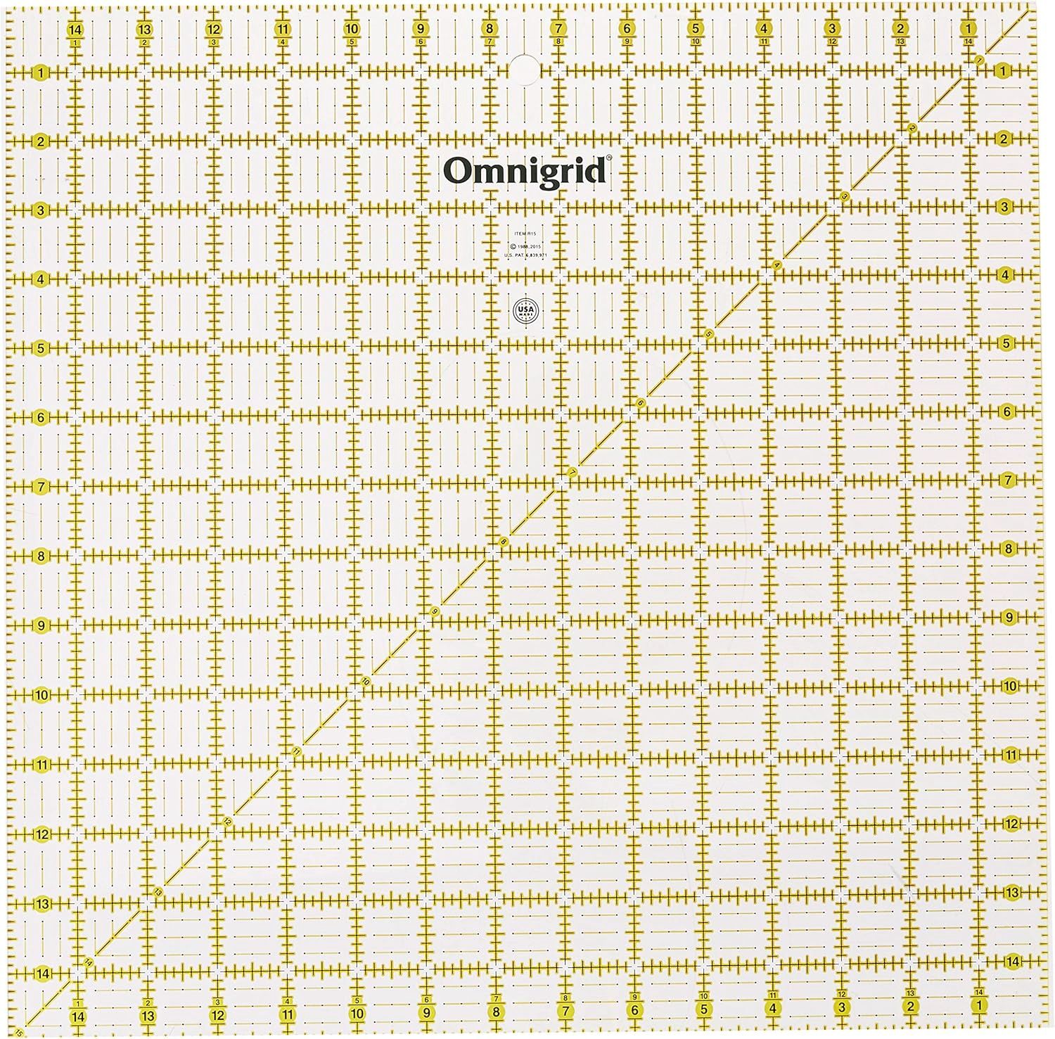 15 Inch x 15 Inch Omnigrid Ruler