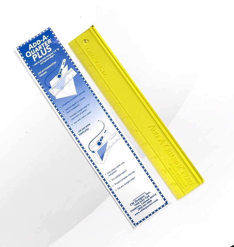 Add A Quarter Plus Ruler 12