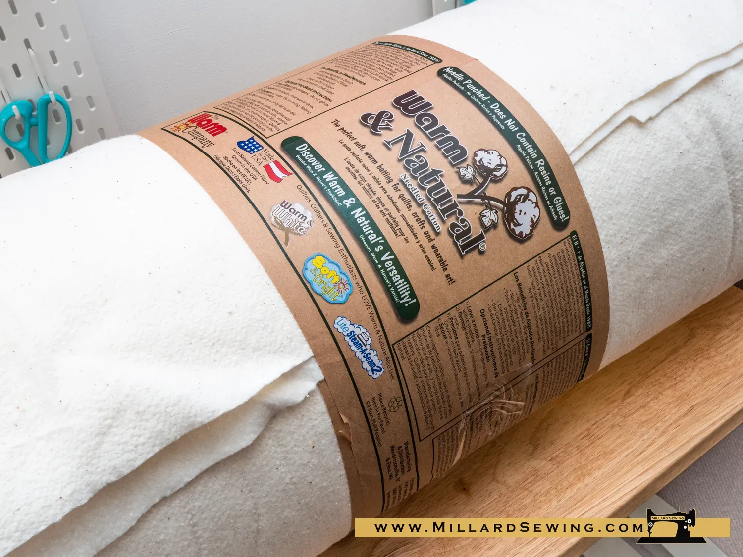 Batting Warm &amp; Natural Cotton  90&quot; wide