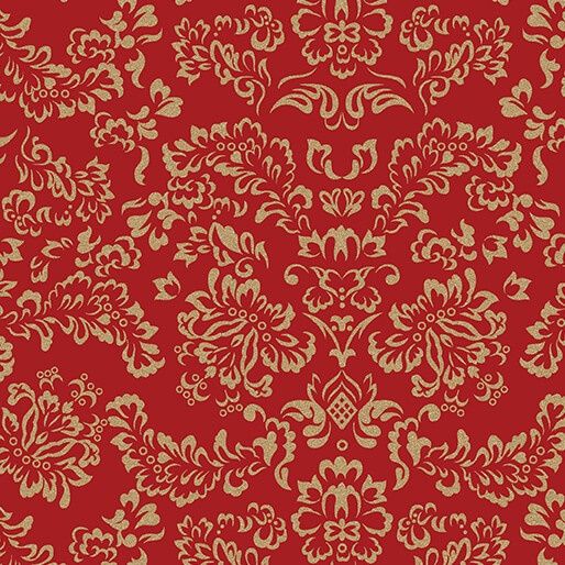 Elegant Filigree Red