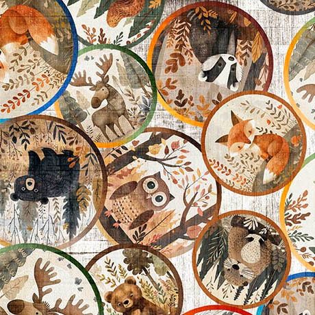 Bearsville Navy Print