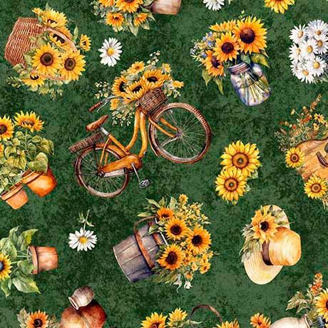Sunflower Serenade Flowers &amp; Bikes