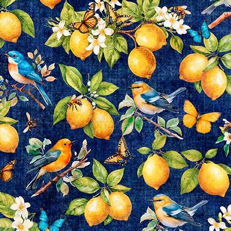 Citrus Bliss Lemons &amp; Birds