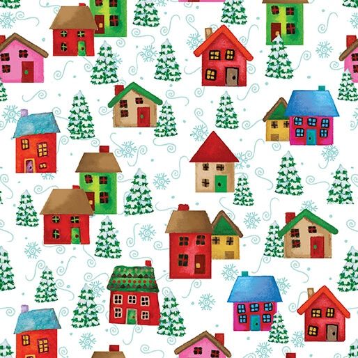 Snow Village Houses