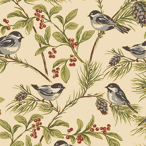 Christmas At Home Chickadees