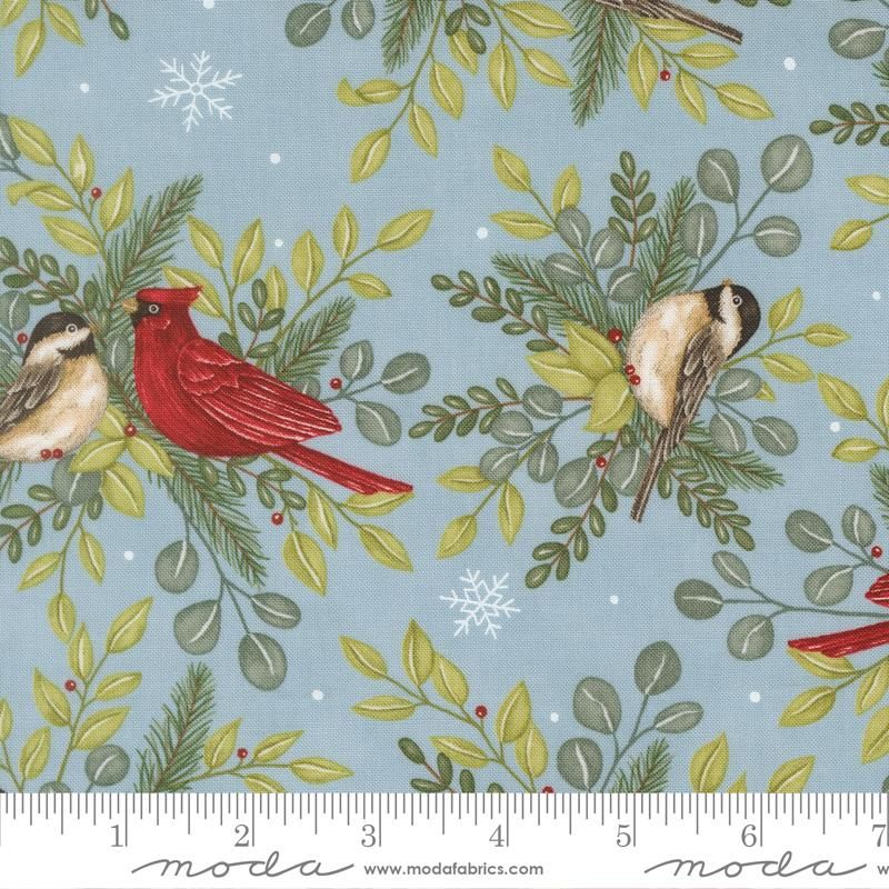 WSF Birds Lt Blue