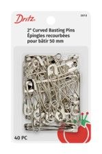 2" Curved Basting Pins