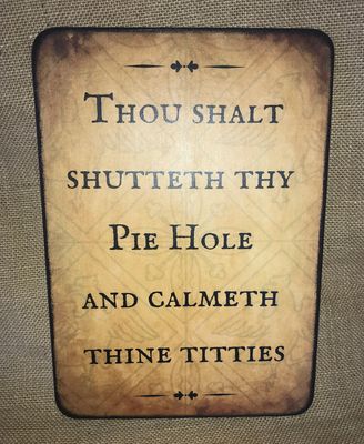 Shutteth Thy Pie Hole