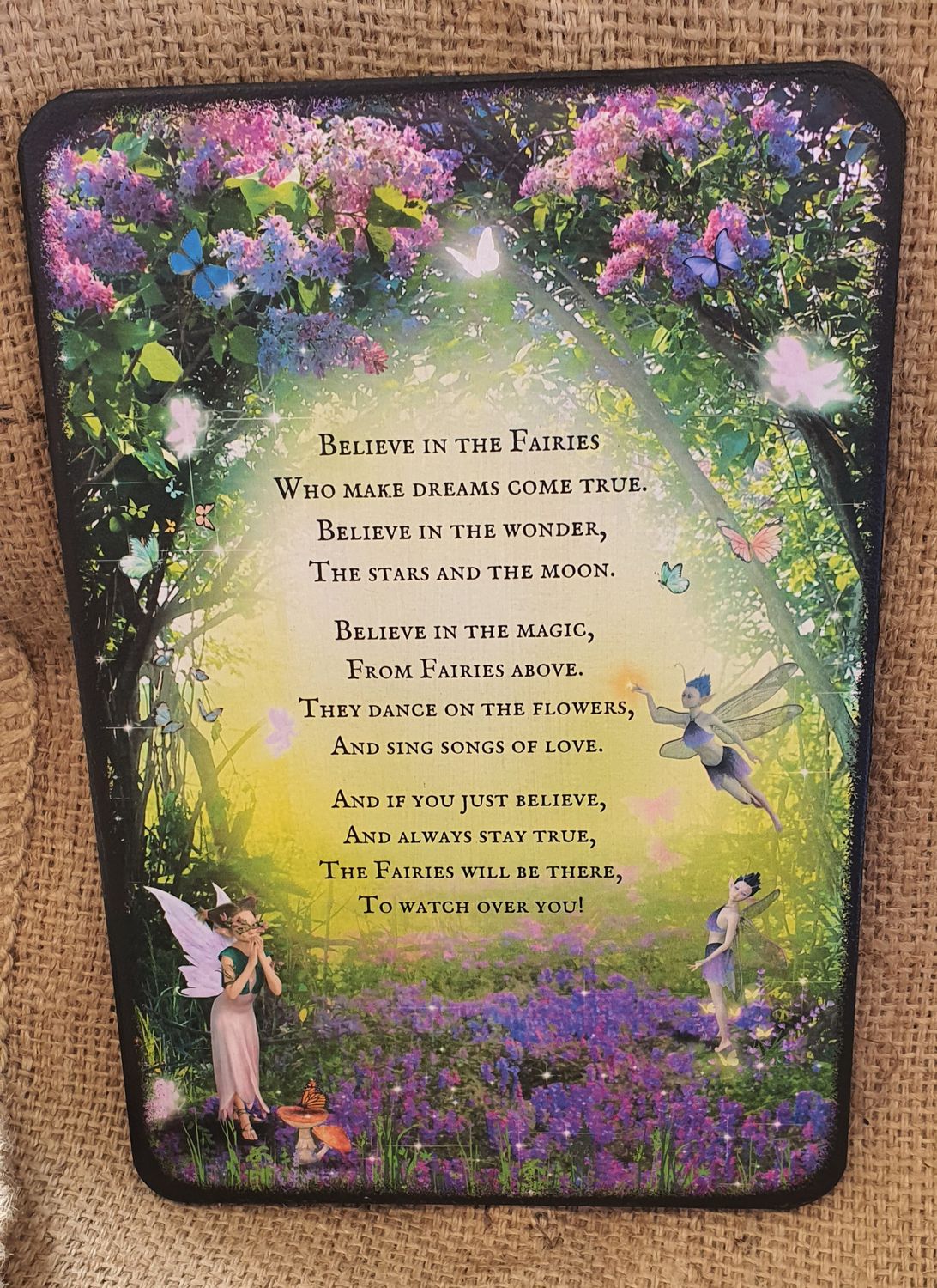 Believe in the Fairies Poem