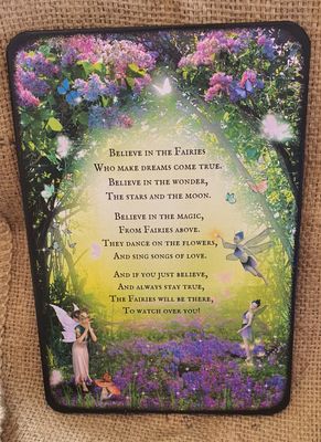 Believe in the Fairies Poem