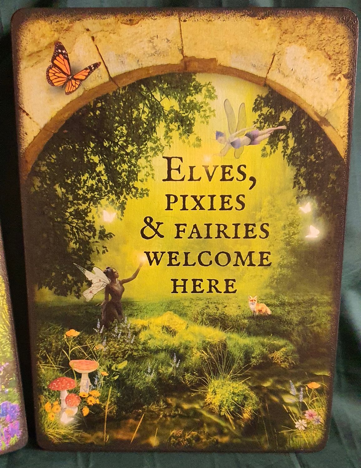 Elves, Pixies &amp; Fairies Welcome Sign