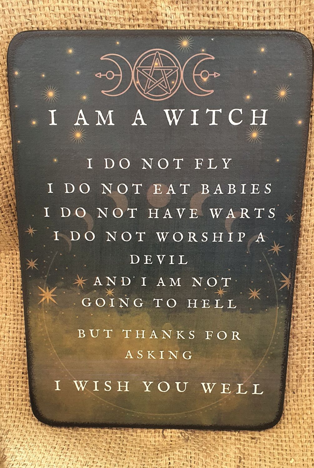 I am a Witch - I do not eat babies.