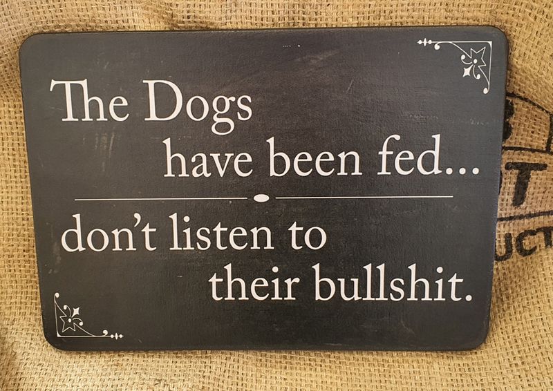 The Dogs have been fed - Don’t believe their bullshit