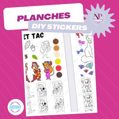 Planche DIY STICKERS