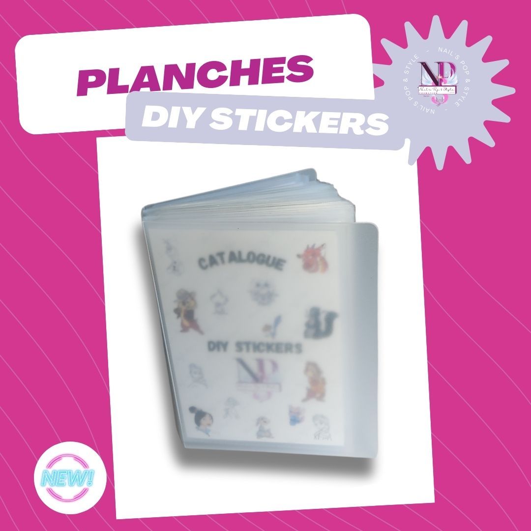 EXCLUSIVITE Catalogue + 50 Planches DIY STICKERS (valeur 260€)