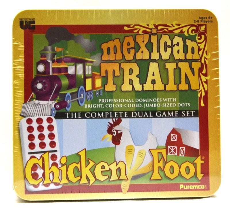 Mexican Train &amp; Chickenfoot Domino Combo