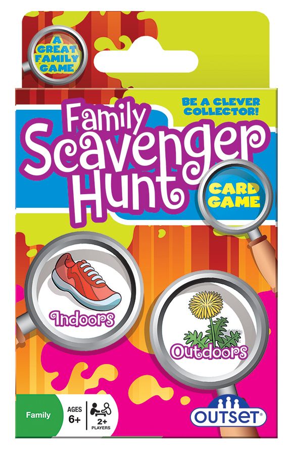 Family Scavenger Hunt Card Game