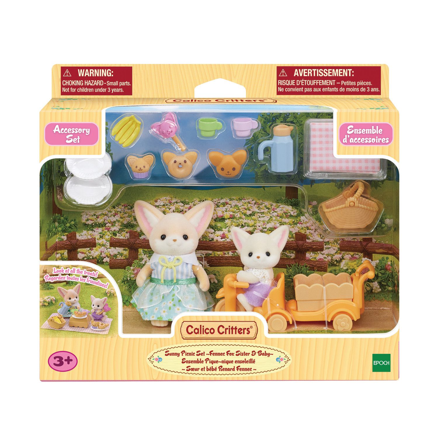 Sunny Picnic Set - Fennec Fox Sister &amp; Baby