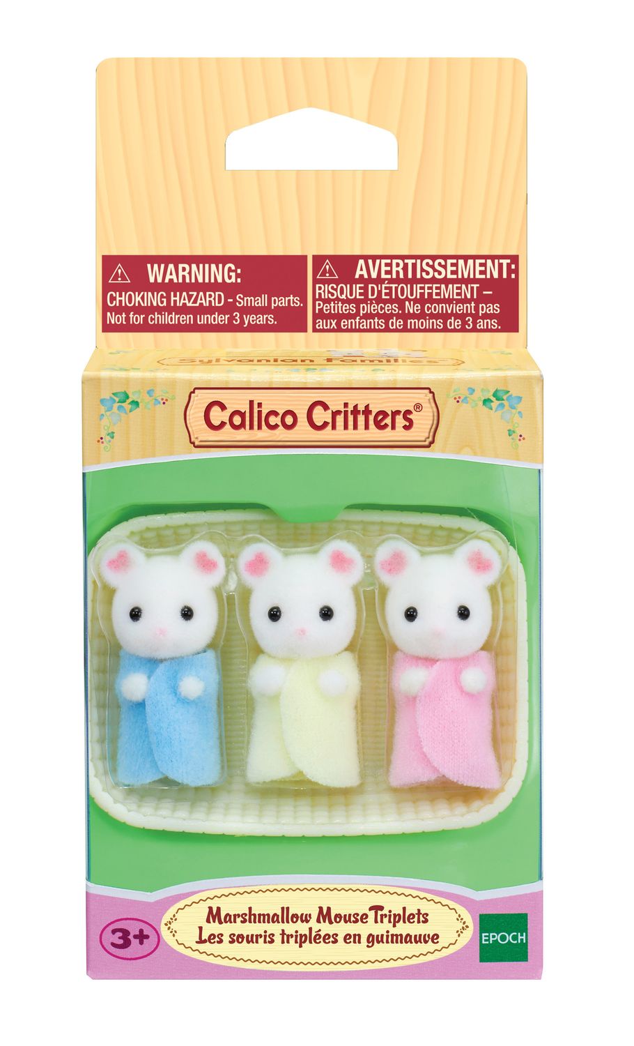 Marshmallow Mouse Triplets