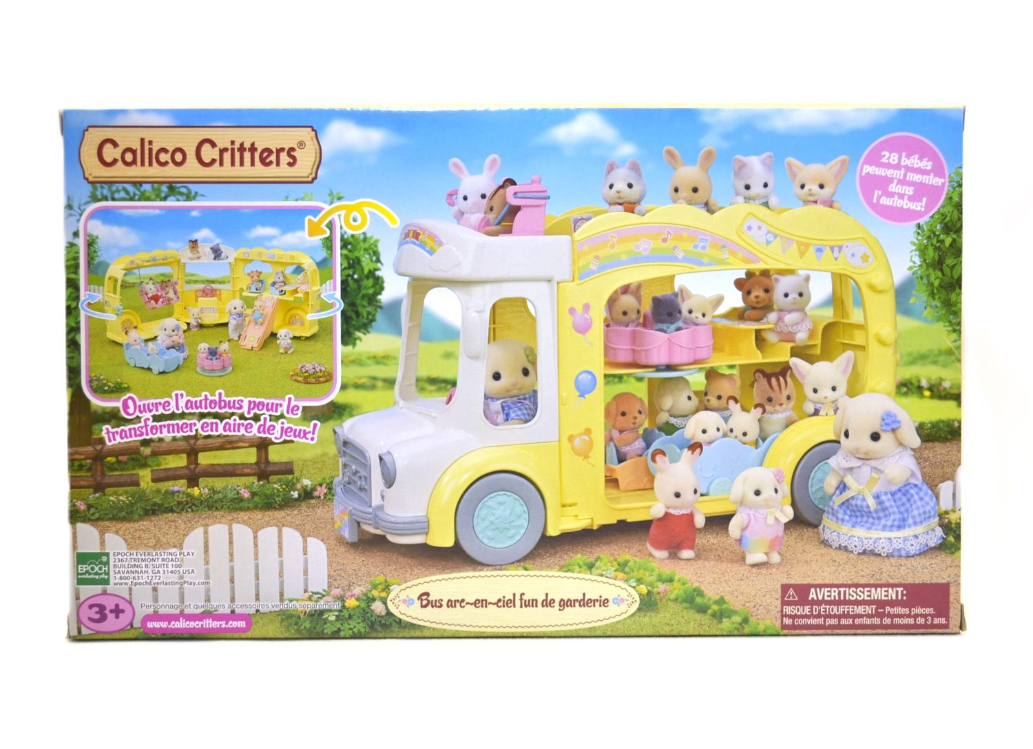 Rainbow Fun Nursery Bus