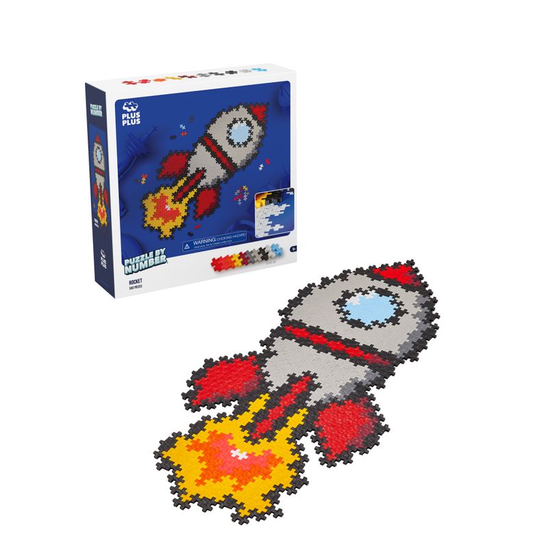 Puzzle By Number - Rocket